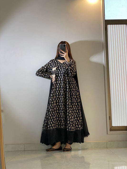 Noir Anarkali