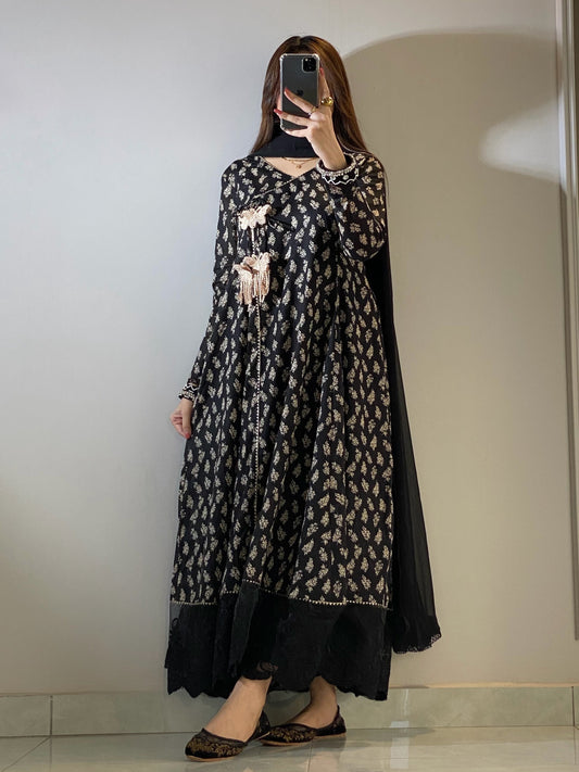 Noir Anarkali
