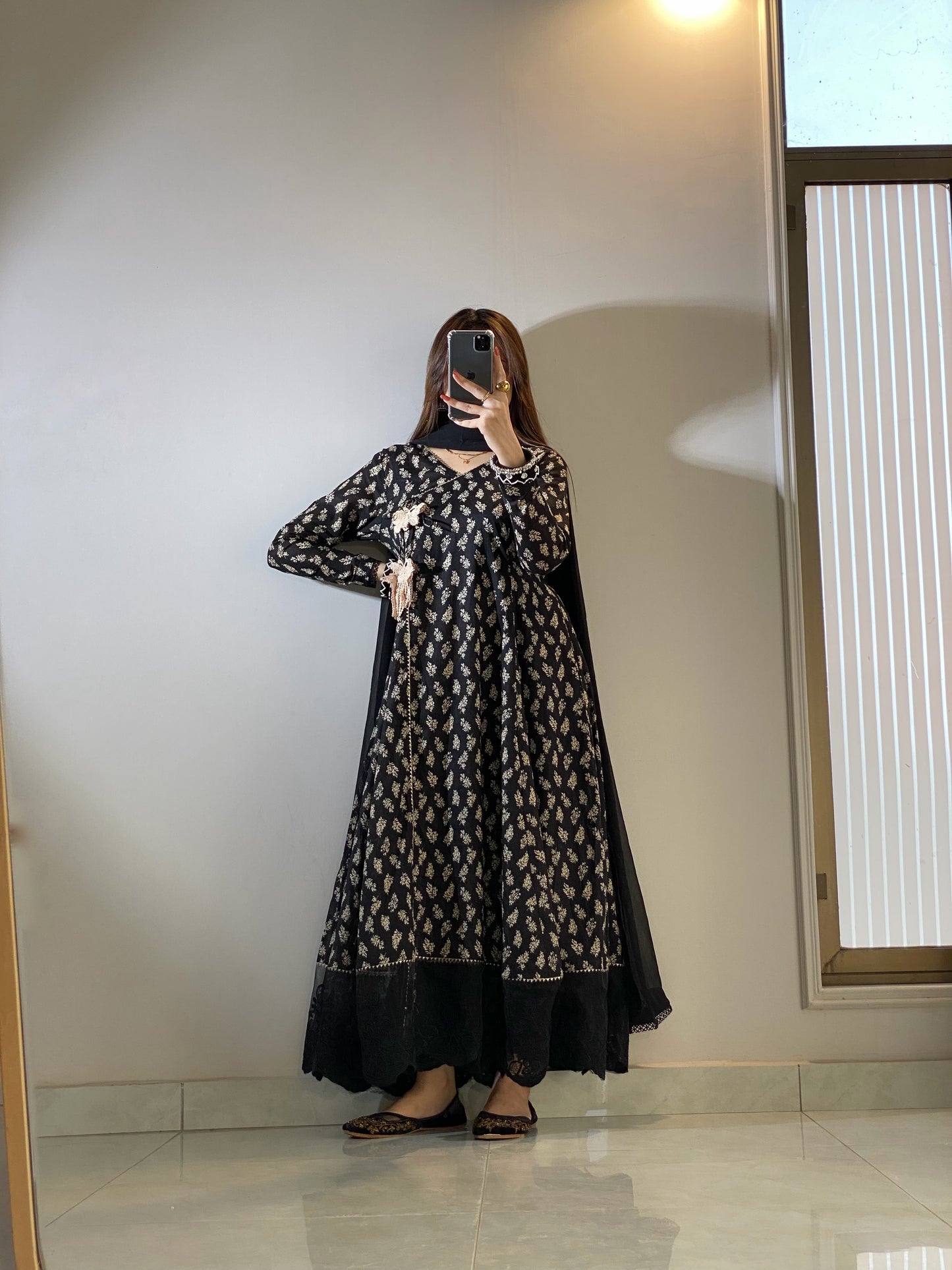 Noir Anarkali