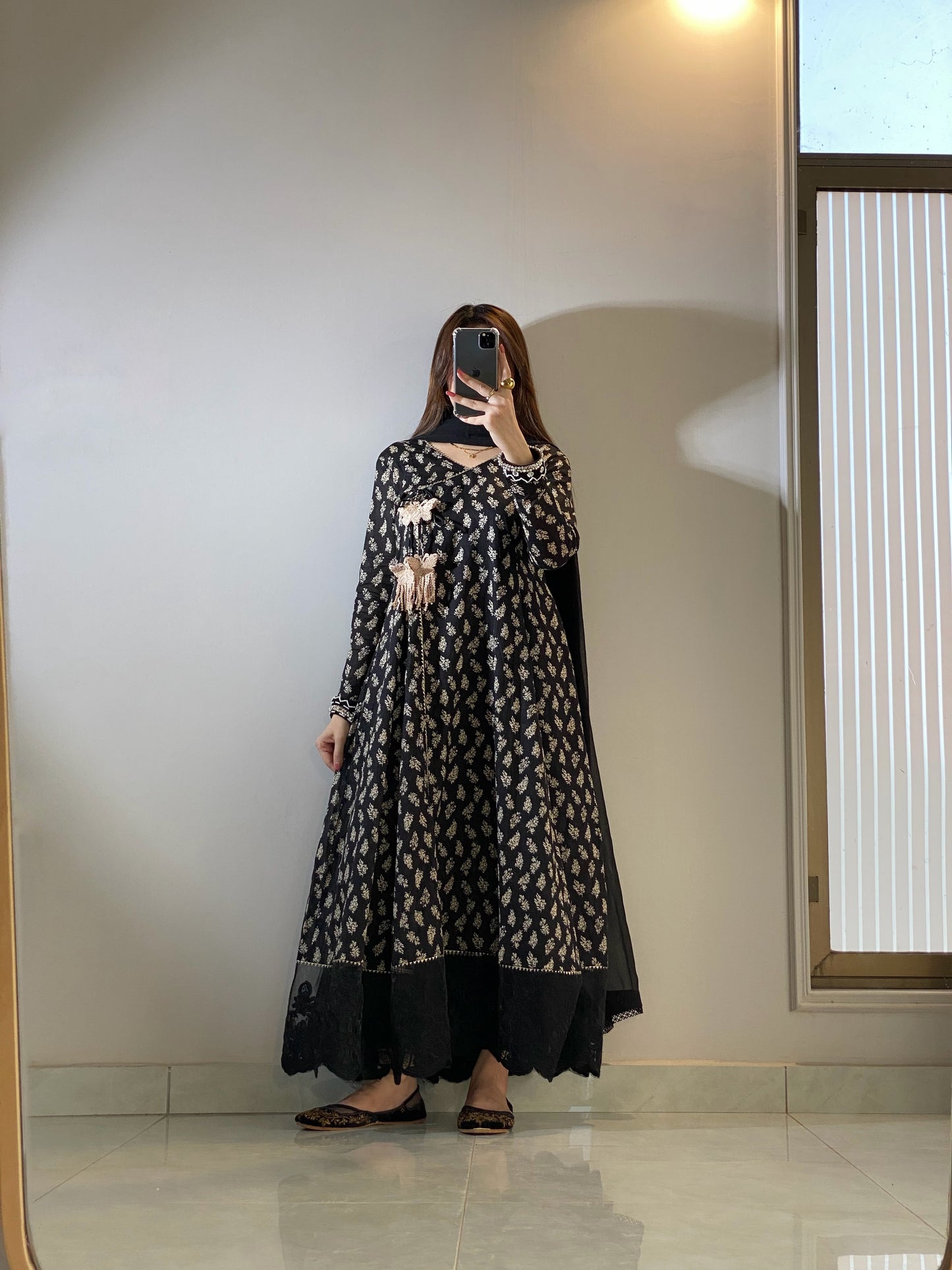 Noir Anarkali