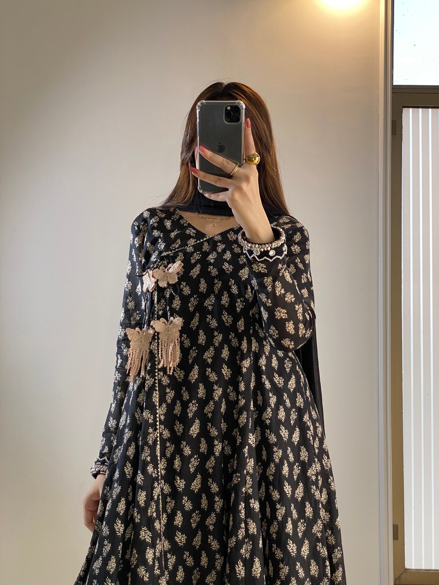 Noir Anarkali