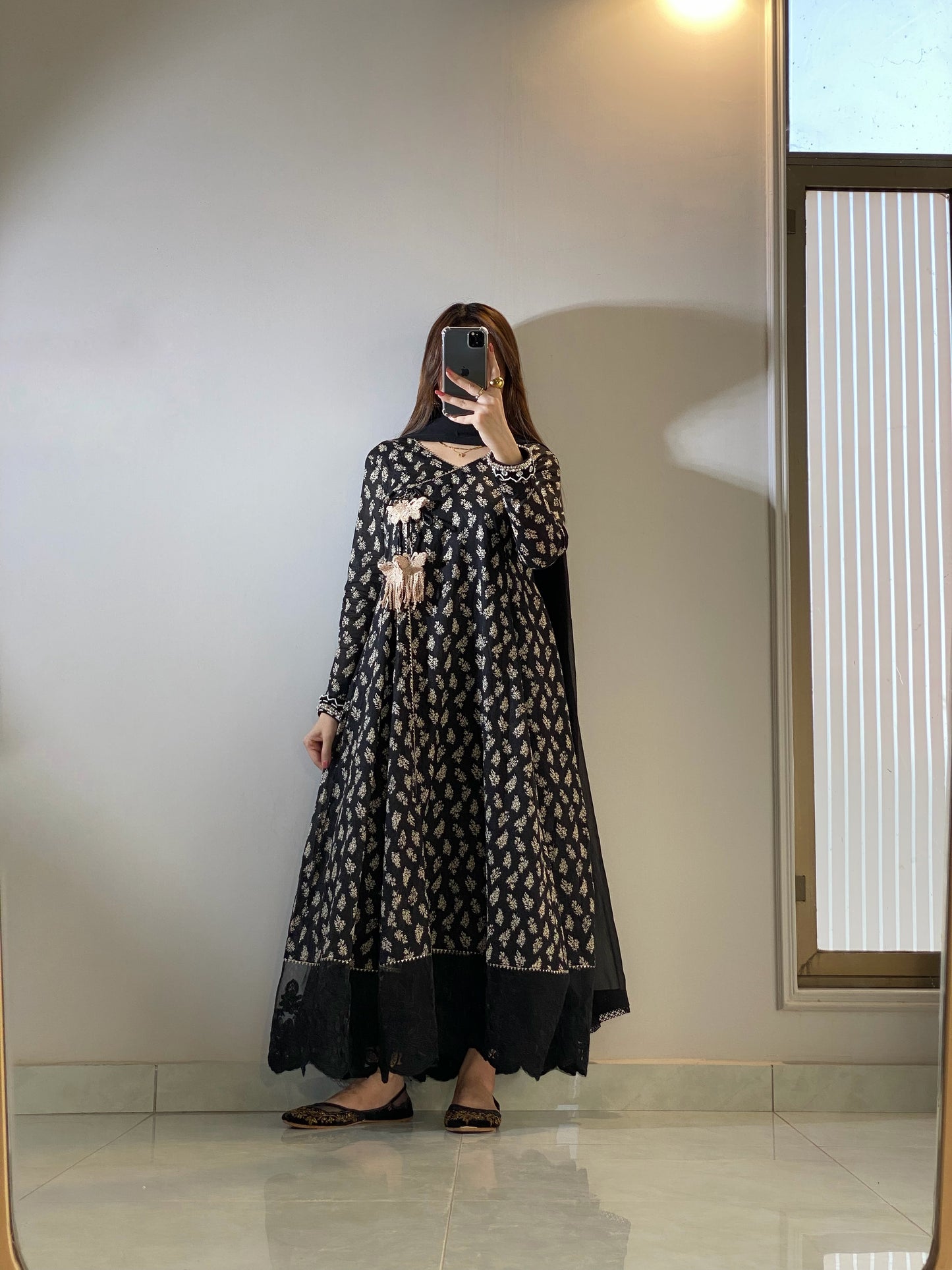 Noir Anarkali