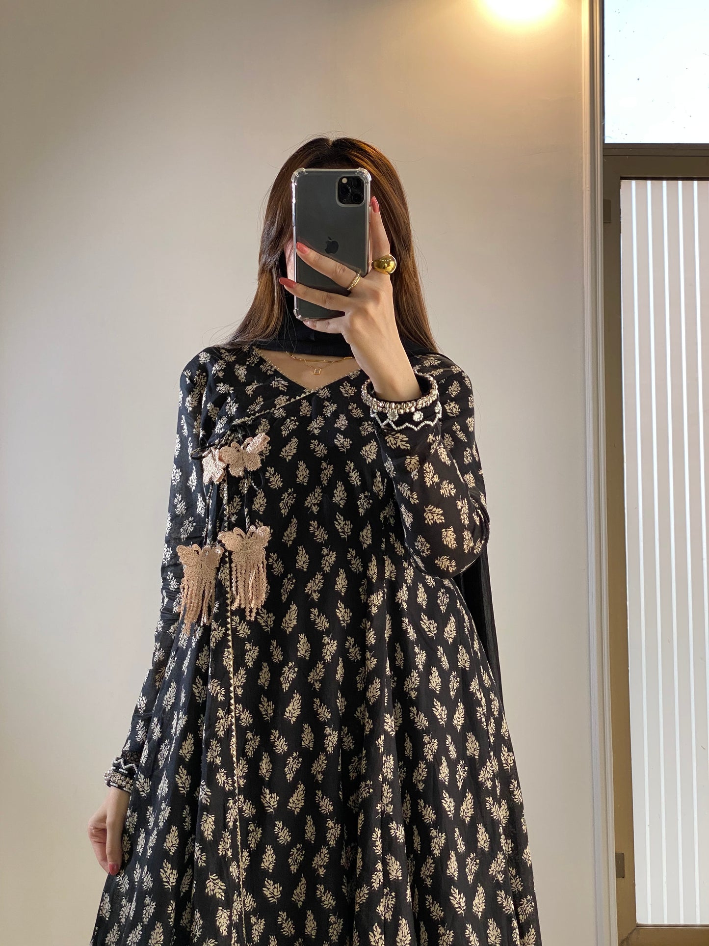 Noir Anarkali