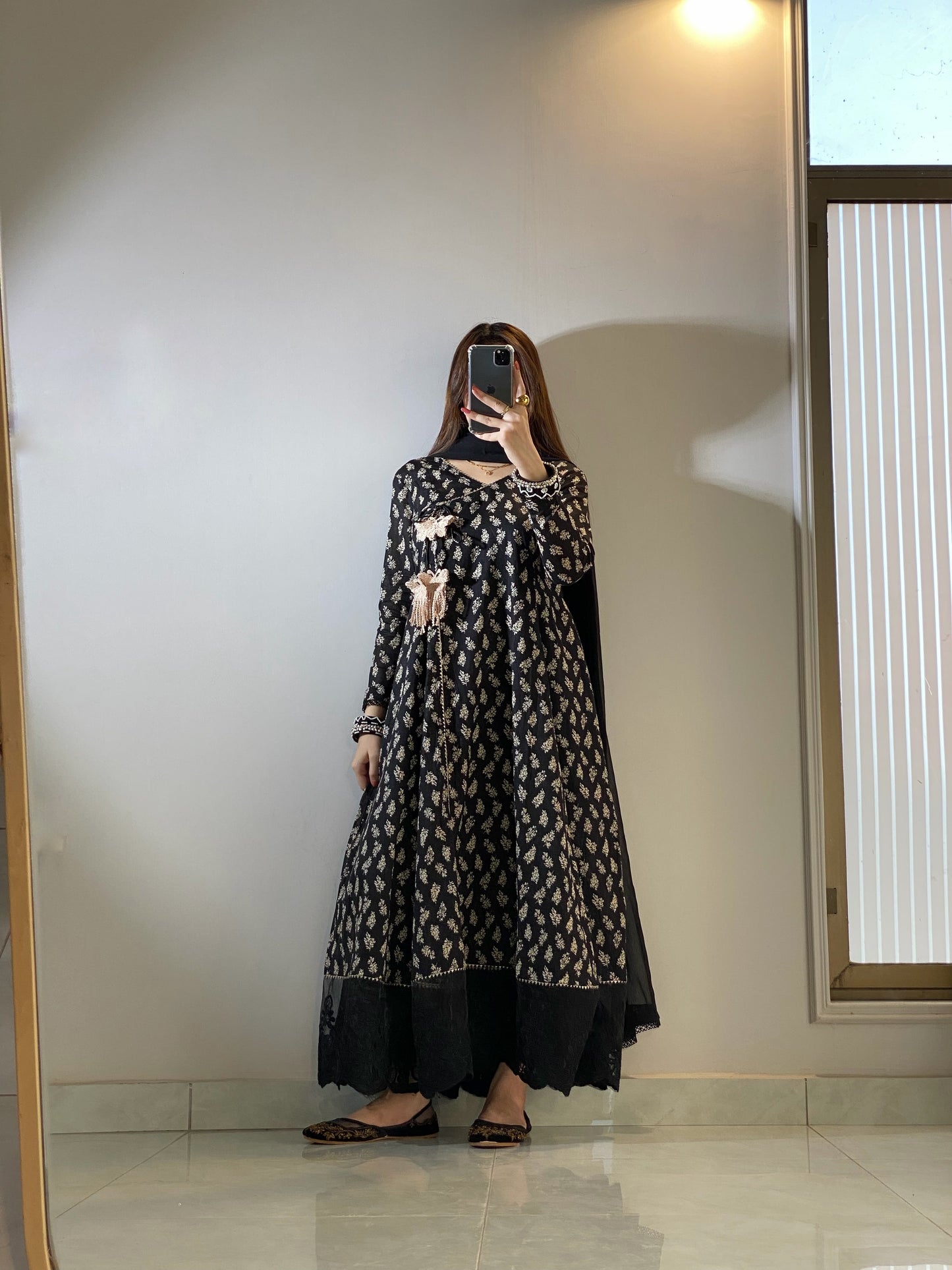 Noir Anarkali